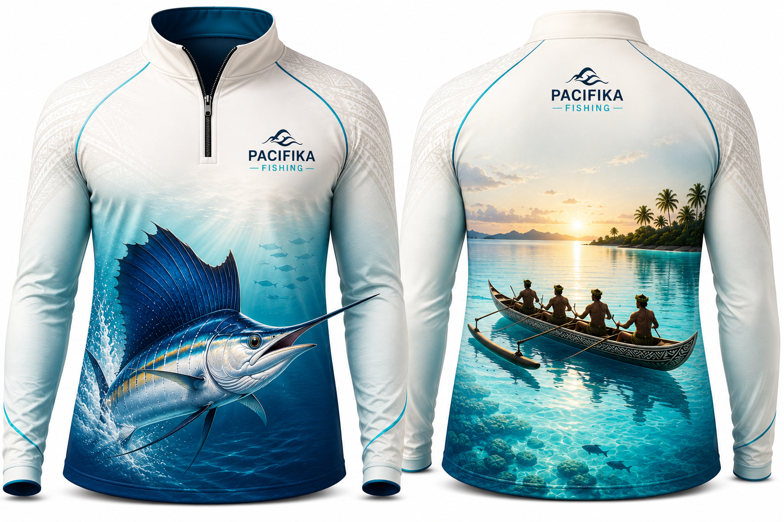 Blue Horizon Performance Fishing Shirt